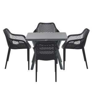 Garden Impressions tuinset Air XL – Mina zwart 5-delig