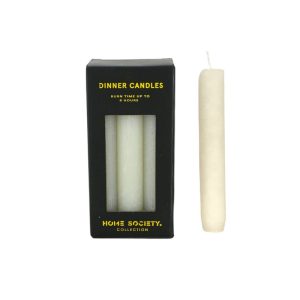 Home Society Diner Kaars S – gebroken wit – was – ∅ 2,3 cm / H 15 cm –