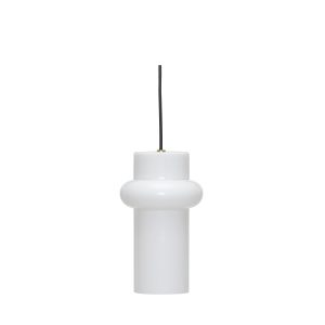 Hübsch hanglamp Pilule – glas/ijzer – ø15xh25cm Hübsch hanglamp Pilule – glas/ijzer – ø15xh25cm