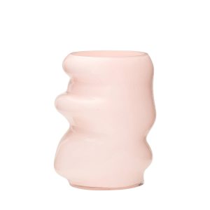 Hübsch vaas Lote – glas – 20x16xh25cm