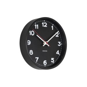 Karlsson wandklok New Classic – zwart – Ø20cm Karlsson wandklok New Classic – zwart – Ø20cm