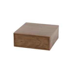 Giga Meubel Nachtkastje Frame – Bruin Acaciahout – 35x35x14cm