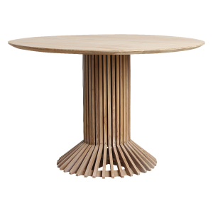 Eiffel teakhouten ronde eettafel – Ø 120 cm Eiffel teakhouten ronde eettafel – Ø 120 cm