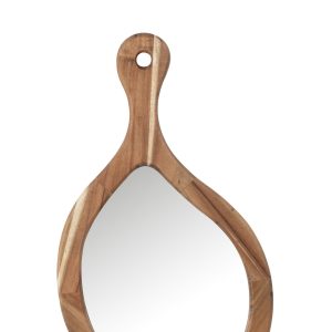 J-Line spiegel Palette – hout/glas – naturel – small – 36 x 63 cm
