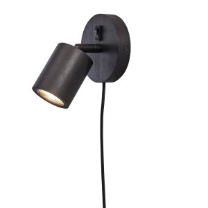 GOOD&MOJO wandlamp Java – zwart – Ø12cm GOOD&MOJO wandlamp Java – zwart – Ø12cm