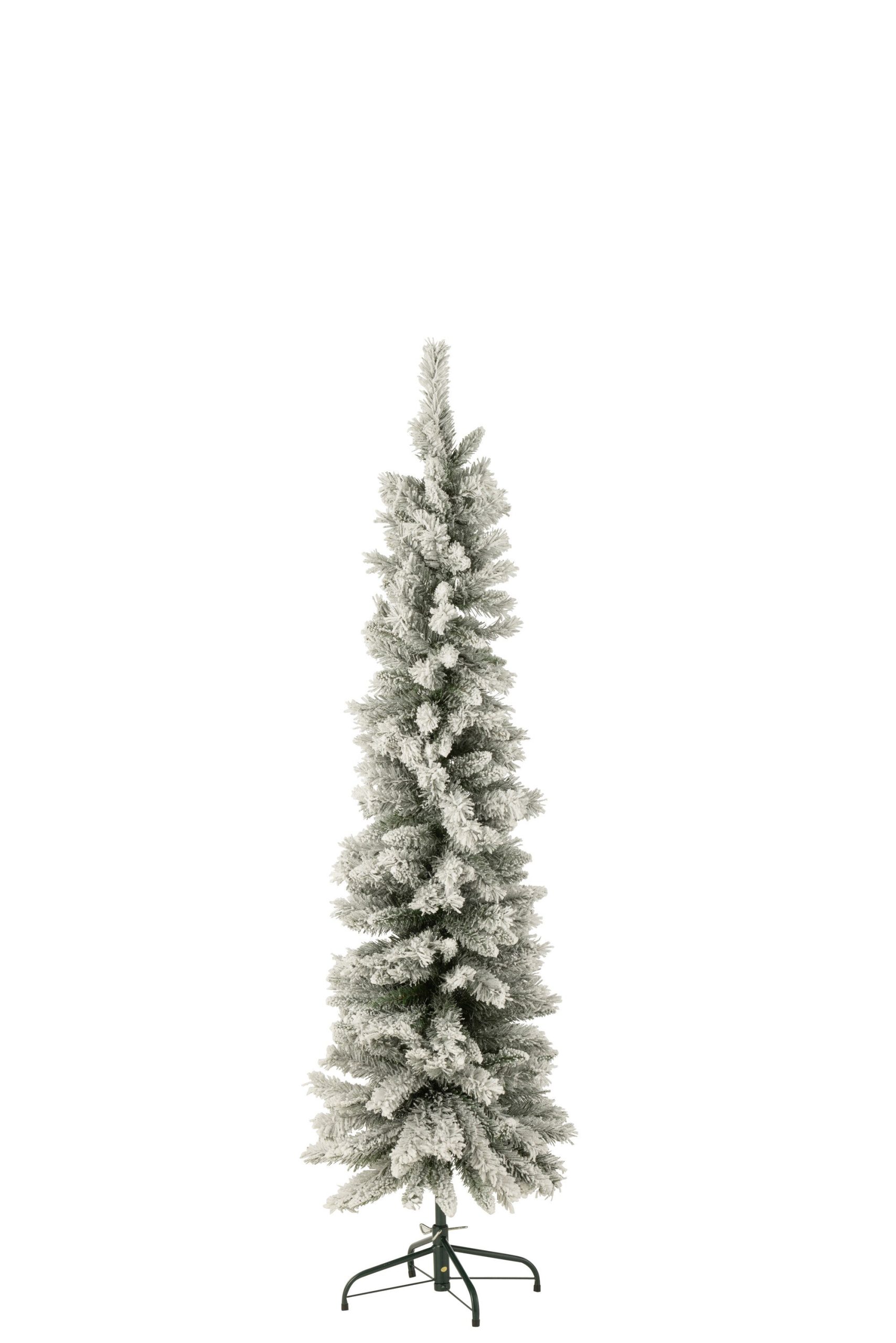 J-Line kerstboom Model Besneeuwd - kunststof - groen - small - 184 cm