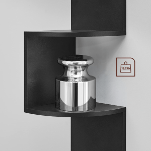 Furnilux Wandrek Bolt – Boekenplank – Zwart – 19,5×19,5×123 cm