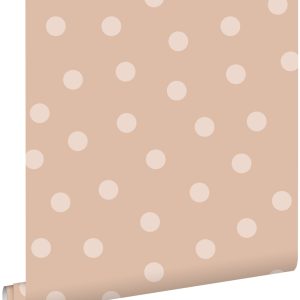 ESTAhome behang stippen terracotta – 53 cm x 10.05 m – 139732 ESTAhome behang stippen terracotta – 53 cm x 10.05 m – 139732