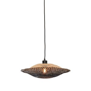 GOOD&MOJO hanglamp Kalimantan – zwart – Ø60cm GOOD&MOJO hanglamp Kalimantan – zwart – Ø60cm