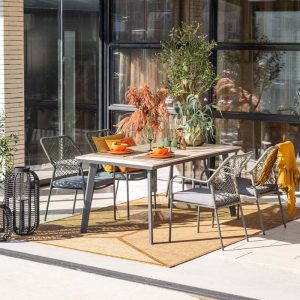 5-delige tuinset Dido tuinstoelen mosgroen – Vigo tafel 5-delige tuinset Dido tuinstoelen mosgroen – Vigo tafel