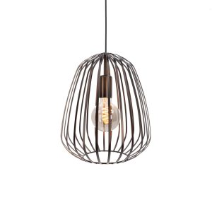 EGLO hanglamp Espinal – e27 – ø 28 cm – brons – staal EGLO hanglamp Espinal – e27 – ø 28 cm – brons – staal