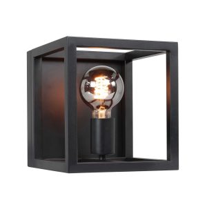 Highlight wandlamp Fragola – 1 lichts – 23 x 22 cm – zwart