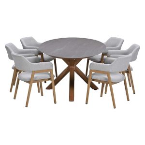 Garden Impressions Tuinset Alexia 7-delig – Scot tuintafel 230×115 cm