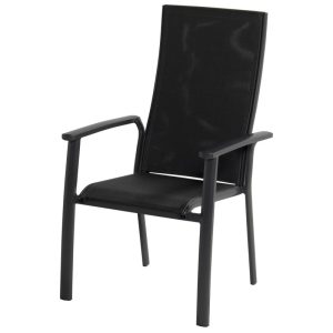 Hartman Tuinstoel Sitges – Antraciet Aluminium – Zithoogte 45cm