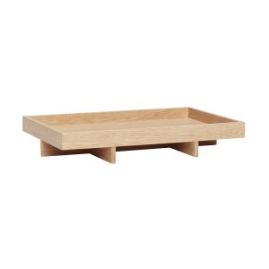 Hübsch dienblad Elevate – mdf/eikenfineer/eikenhout – 46x34xh8cm Hübsch dienblad Elevate – mdf/eikenfineer/eikenhout – 46x34xh8cm