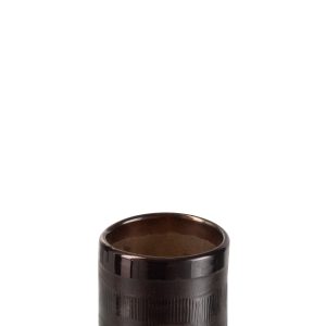 J-Line windlicht Cilinder – glas – bruin – small – 2 stuks J-Line windlicht Cilinder – glas – bruin – small – 2 stuks