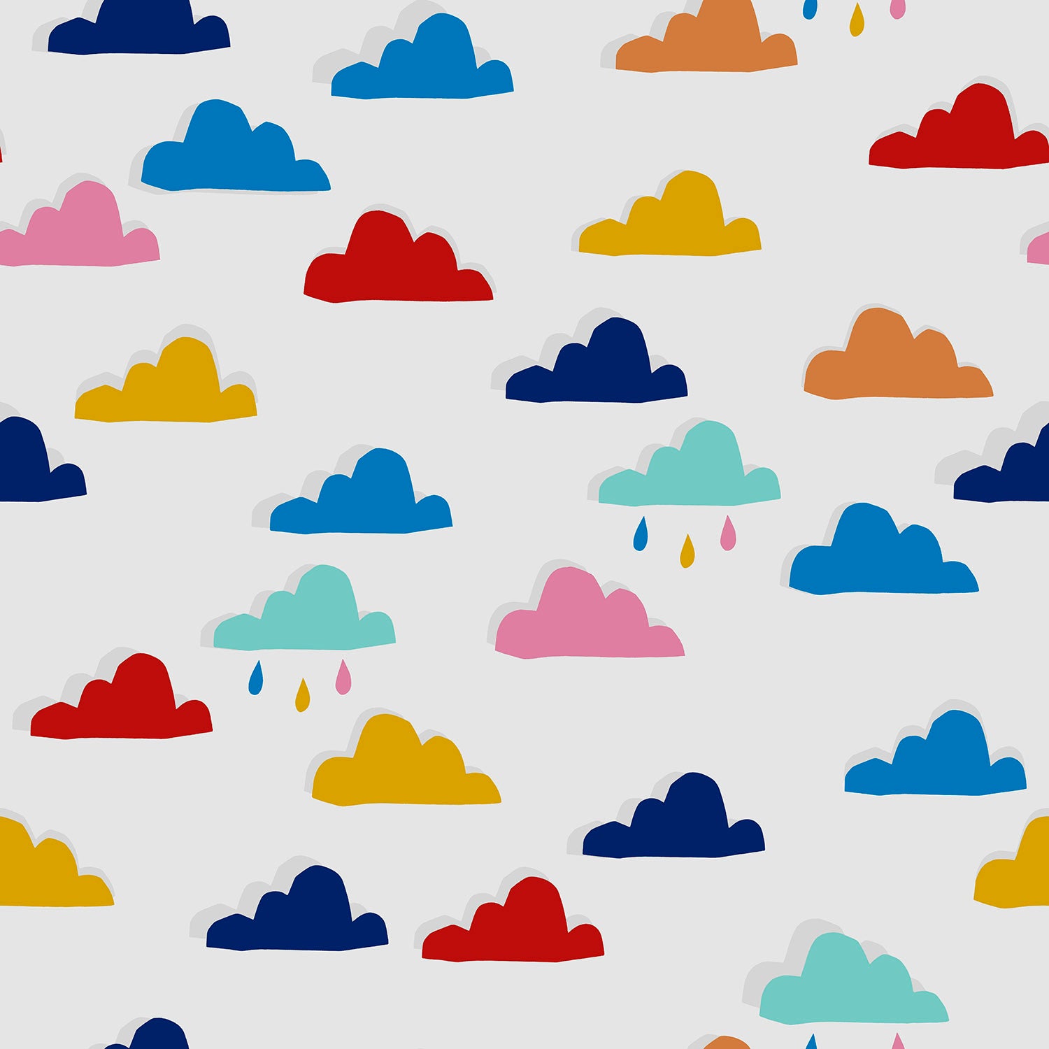 Joules Vliesbehang - Whatever the Weather Rainbow - Multikleur - 10mx5
