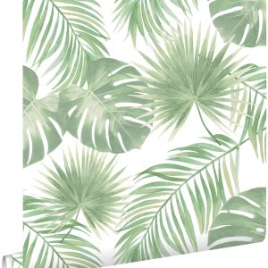 ESTAhome behang tropische bladeren mintgroen – 53 cm x 10.05 m – 13901 ESTAhome behang tropische bladeren mintgroen – 53 cm x 10.05 m – 13901