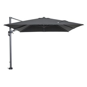 Hawaii parasol – 300×300 cm – carbon black – zwart