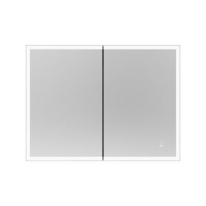 HOME DELUXE LED spiegelkast EVE zwart 100 x 80 cm