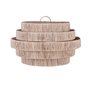 Grote Hanglamp PULAU Ø65 cm – Handgemaakte Plafondlamp van Natuurlijk Grote Hanglamp PULAU Ø65 cm – Handgemaakte Plafondlamp van Natuurlijk
