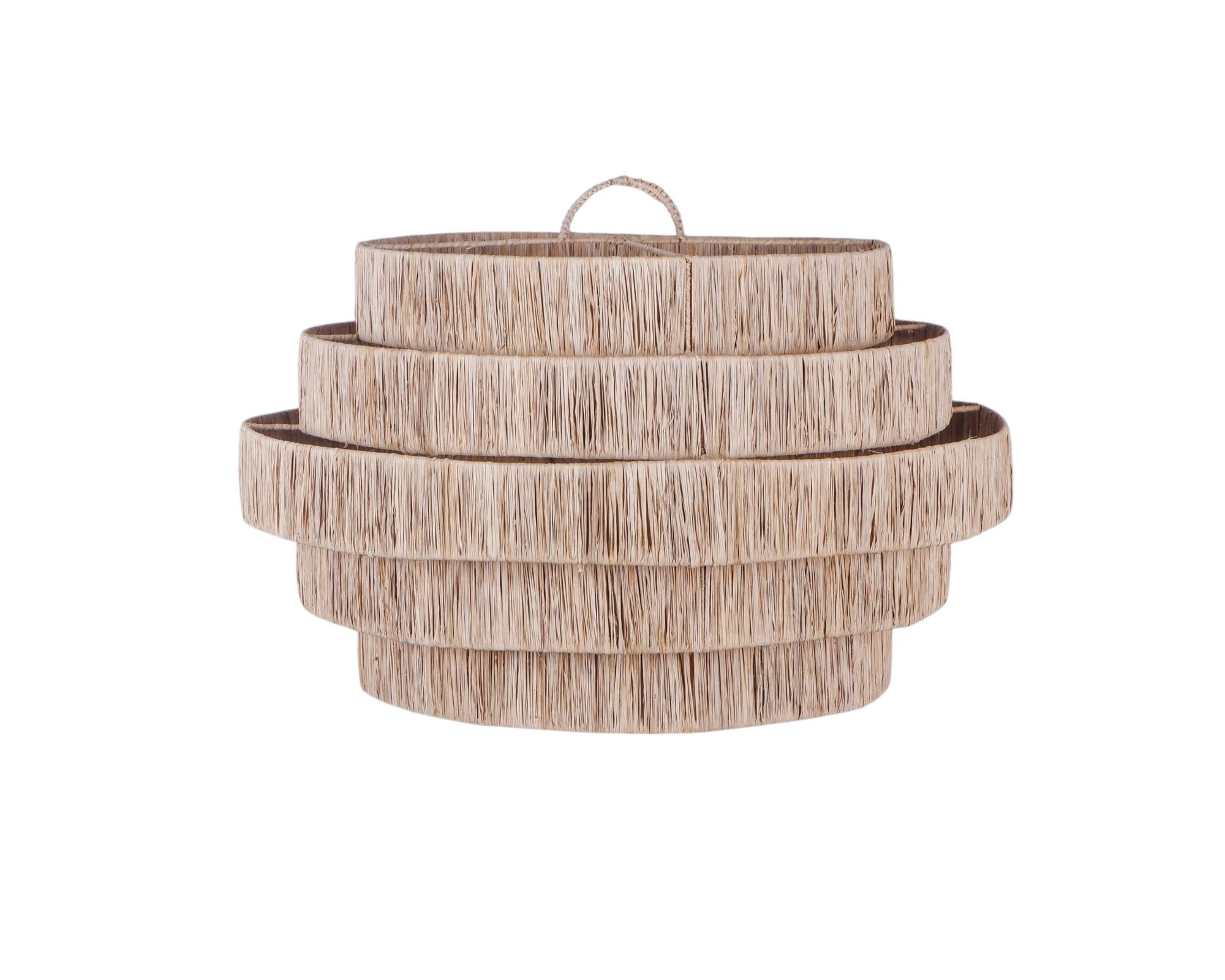 Grote Hanglamp PULAU Ø65 cm – Handgemaakte Plafondlamp van Natuurlijk