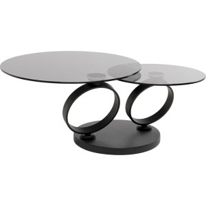 Kare Design Salontafel Beverly gerookt glas Kare Design Salontafel Beverly gerookt glas