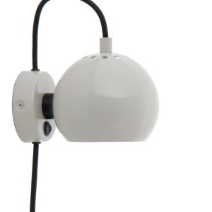 Frandsen wandlamp Ball – grijs – 16x12x10cm Frandsen wandlamp Ball – grijs – 16x12x10cm