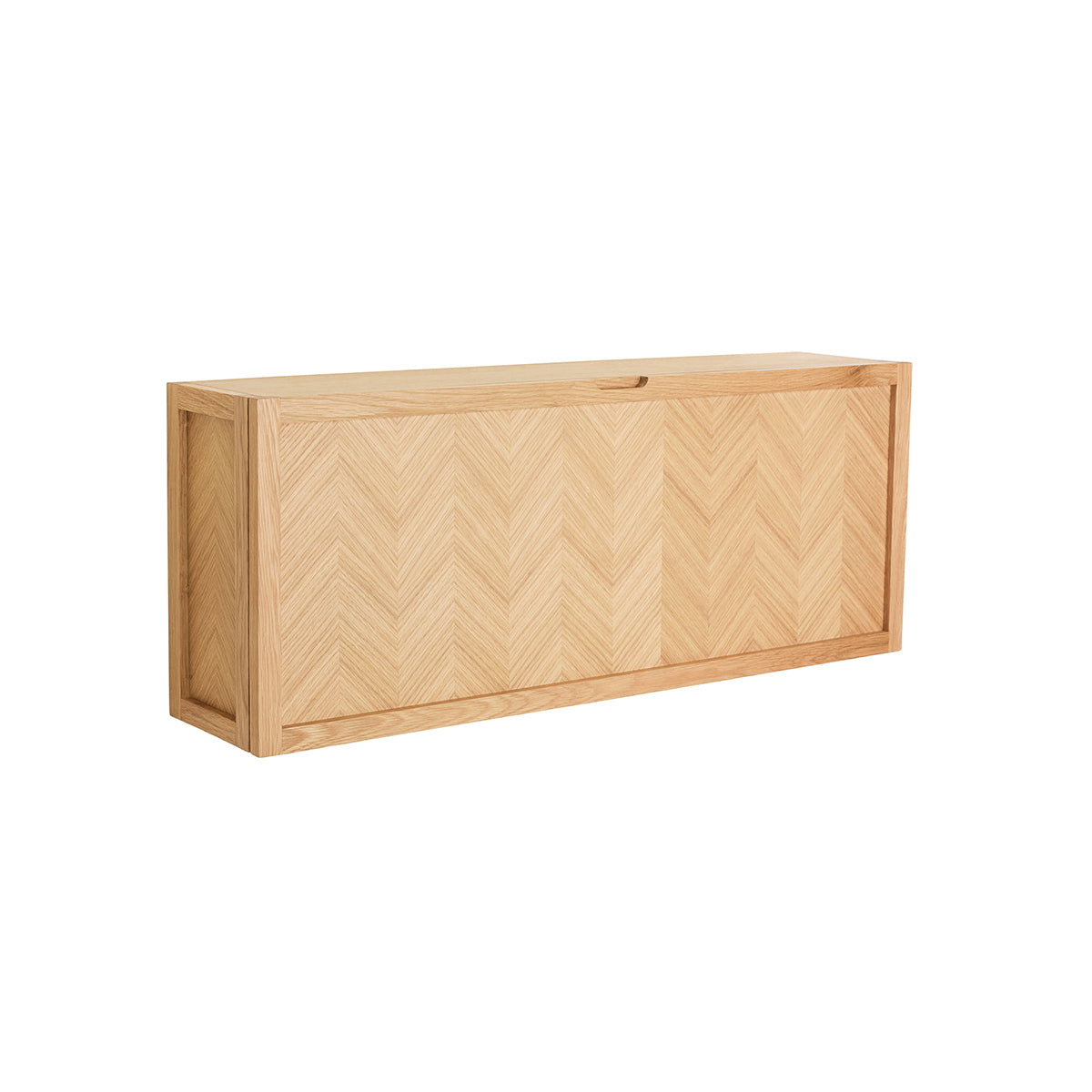 Hübsch schoenenkast Herringbone - mdf/eikenfineer/eikenhout - 100x25xh