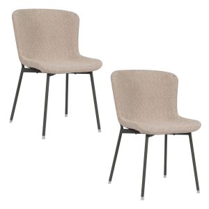 Housecraft Living Maryan Eetkamerstoelen Off White/ Gebroken wit – Set Housecraft Living Maryan Eetkamerstoelen Off White/ Gebroken wit – Set