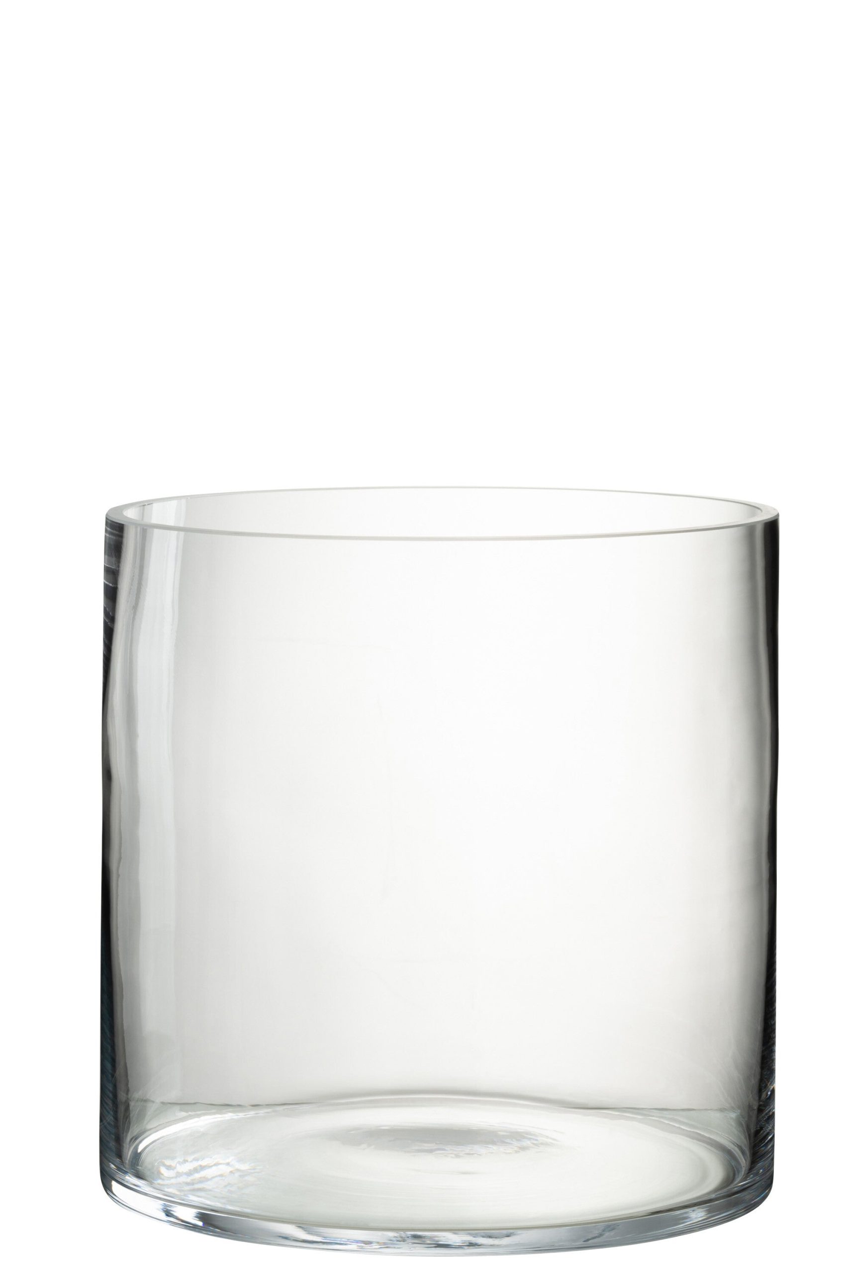 J-Line windlicht Rond - glas - transparant - large