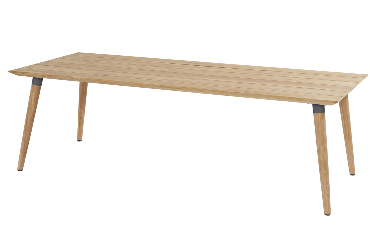 Hartman Tuintafel Sophie Studio - Naturel/Donkergrijs Teakhout - 240x1