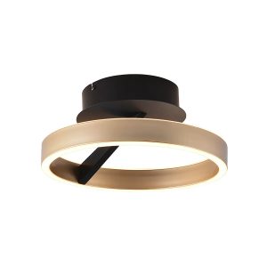 Freelight plafondlamp Pilota – 2 lichts – 30 x 12 cm – zwart goud Freelight plafondlamp Pilota – 2 lichts – 30 x 12 cm – zwart goud