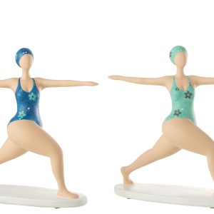 J-Line figuur Vrouw Yoga Stretch – polyresin – mix – 2 stuks J-Line figuur Vrouw Yoga Stretch – polyresin – mix – 2 stuks