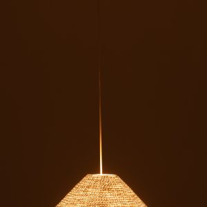 J-Line hanglamp Ufo – zeegras – wit – small J-Line hanglamp Ufo – zeegras – wit – small