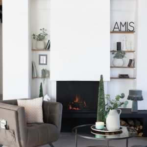 J-Line decoratie Amis – metaal – zwart