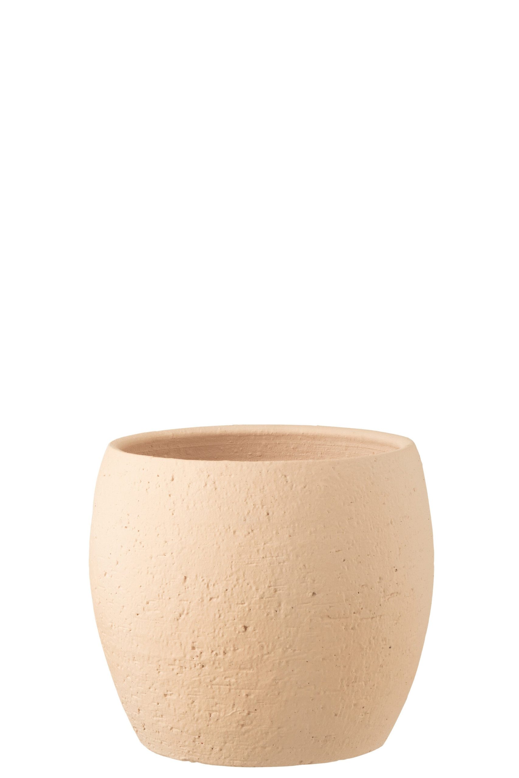J-Line bloempot Enya - keramiek - beige - extra large - Ø 28 cm