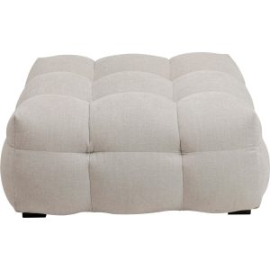 Kare Design Kruk Salamanca vierkant creme
