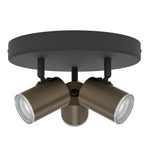 EGLO spot Consuma 1 – gu10 – Ø 25 cm – brons