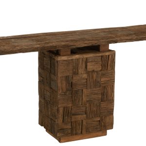 J-Line console Woody – hout – naturel