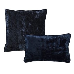 KUSSENSET | 2-delig | Chloe | donkerblauw | Hoii | inclusief veren bin KUSSENSET | 2-delig | Chloe | donkerblauw | Hoii | inclusief veren bin