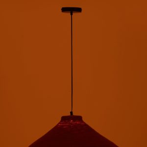 J-Line hanglamp – zeegras – terracotta