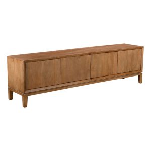 Giga Meubel Tv-meubel Juno – Mangohout – Lichtbruin – 200x40x55cm