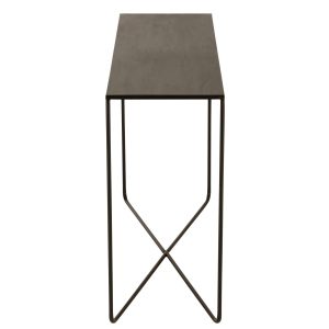 J-Line console Rechthoek Kruis Frame – metaal – zwart