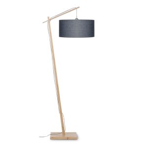 GOOD&MOJO vloerlamp Andes – grijs – Ø47cm