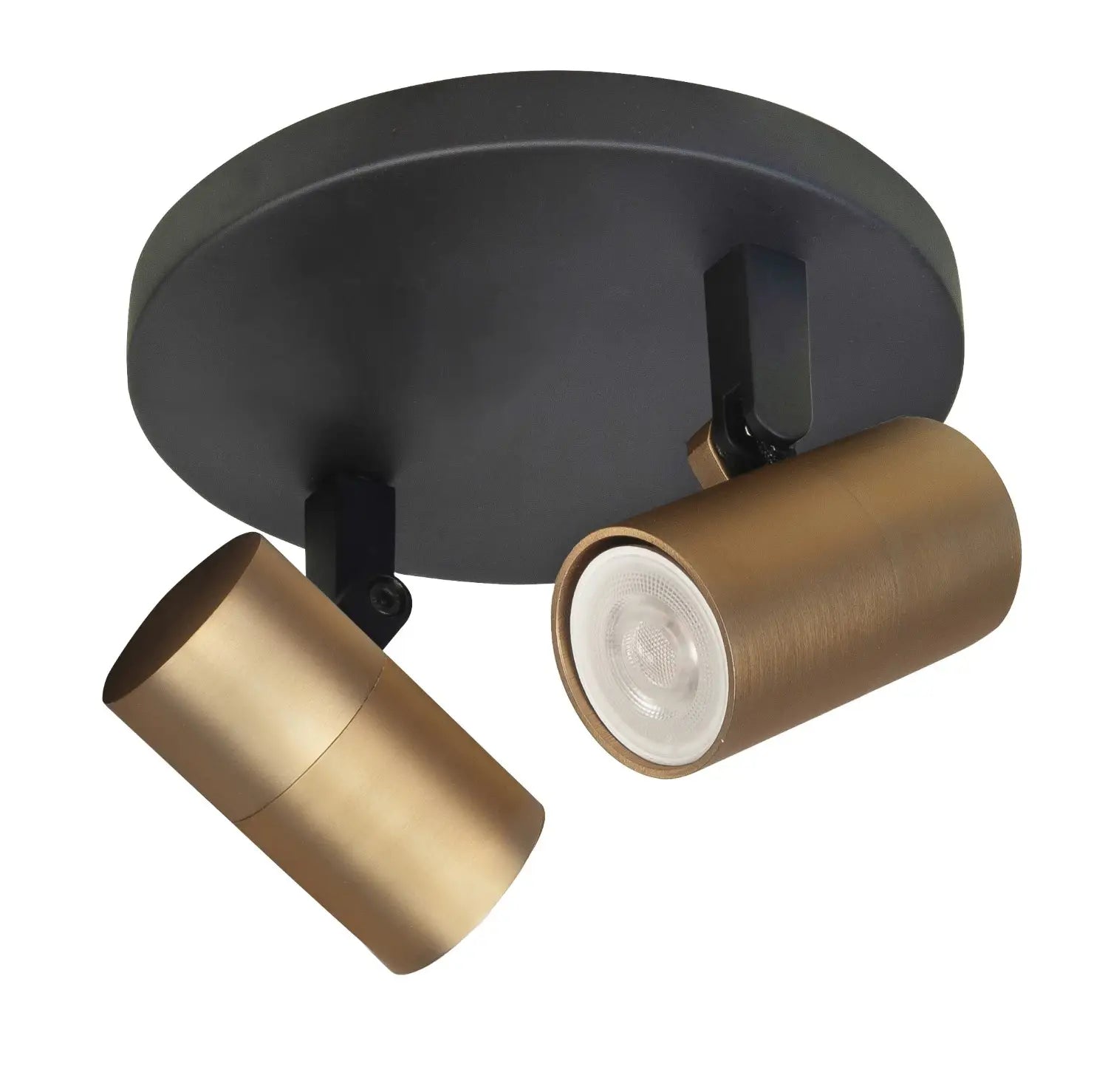 Highlight spot Picollo - 2 lichts - 15 x 11 cm - zwart goud