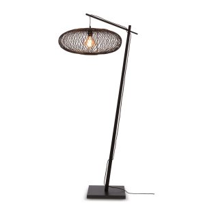 GOOD&MOJO vloerlamp Cango – zwart – Ø60cm
