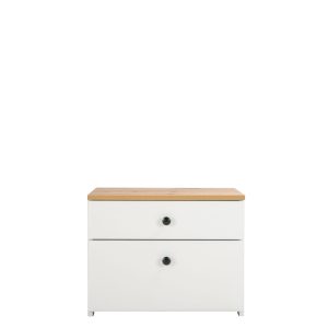 FurniLux Sharons choice- Nachtlast-Wit – 53x35x41cm
