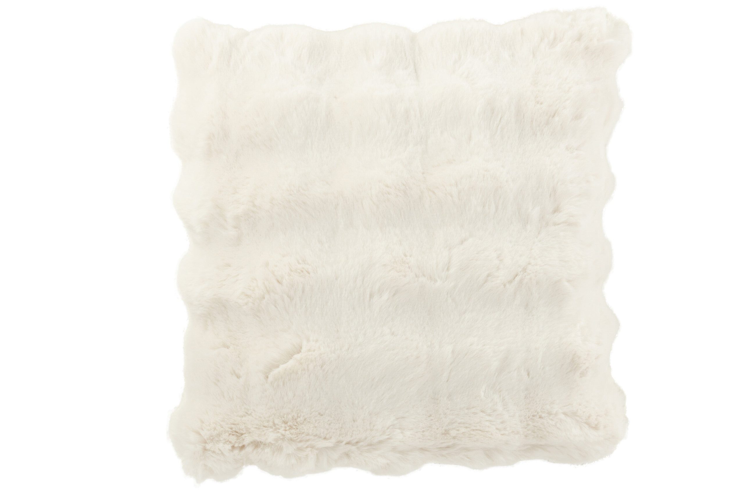 J-Line kussen Wave - polyester - wit