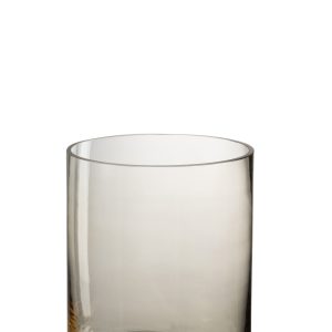 J-Line windlicht Wls Rond – glas – beige J-Line windlicht Wls Rond – glas – beige